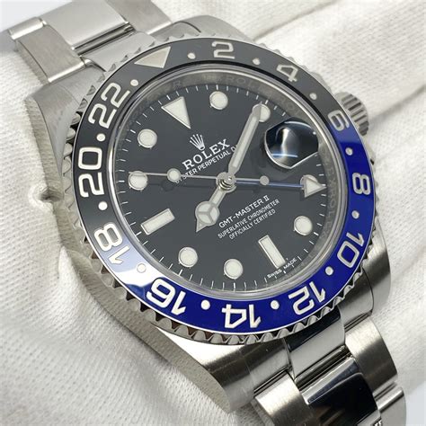 rolex gmt batman su ebay|rolex gmt batman price.